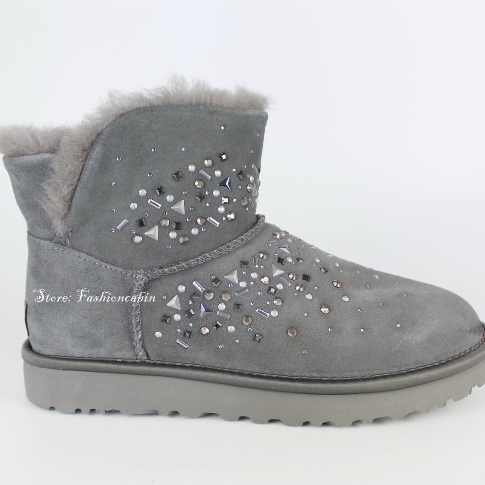 NEW UGG Classic Galaxy Bling Shearling Boots | Cozy & Stylish for Winter Days - Picture 10 of 14